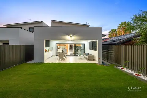 Backyard of a knockdown rebuild at 28 Aylesbury Crescent, Chipping Norton – St Anthony Building Group project