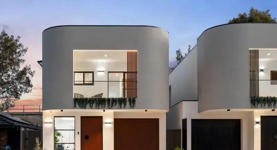 Two new double storey homes in Chipping Norton, a St Anthony Building Group knockdown rebuild